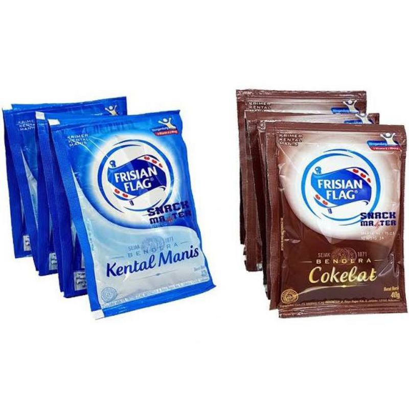

FRISIAN FLAG SUSU KENTAL MANIS SACHET 1 Pak isi 6 pcs