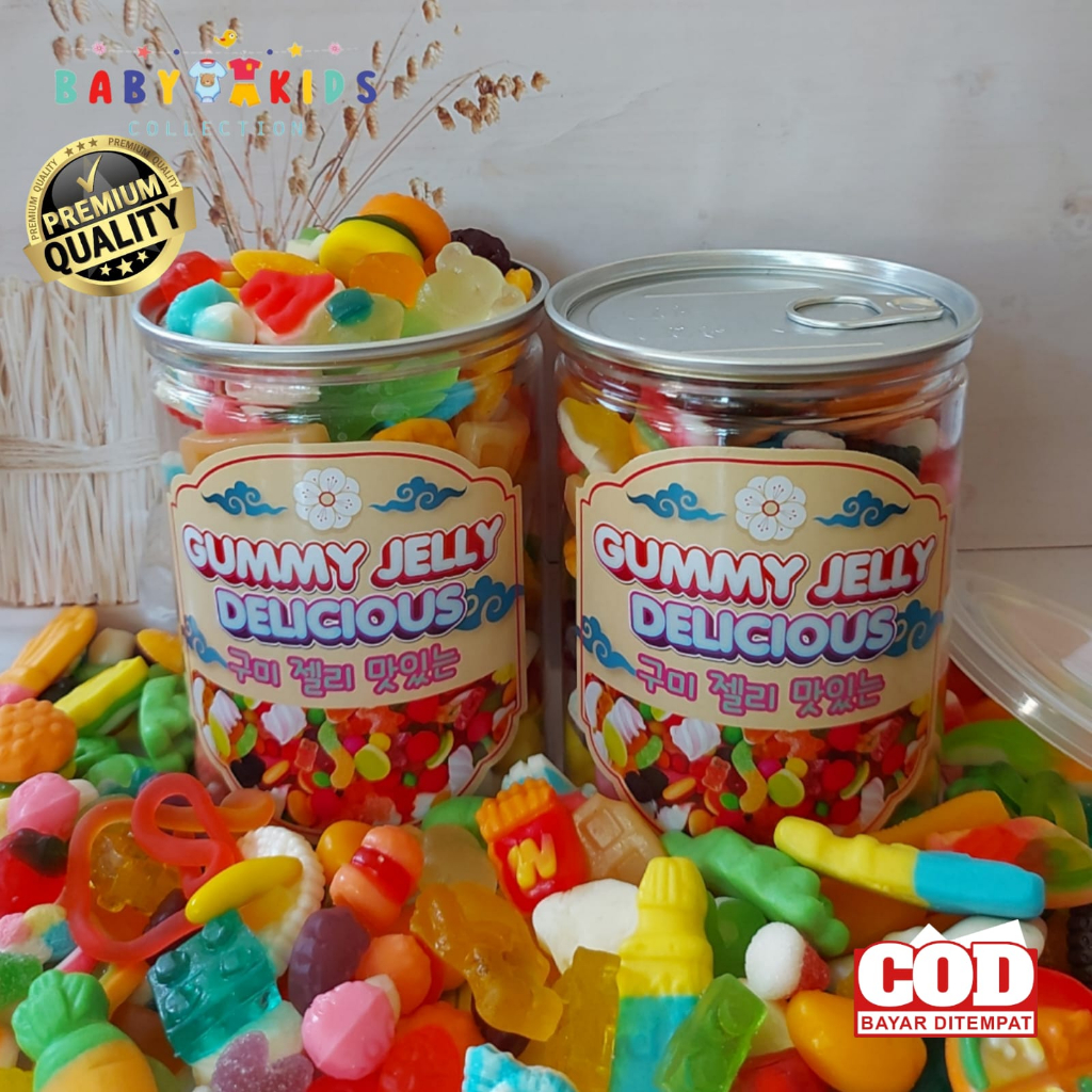 

CAN BESAR Gummy Jelly Fancy Viral Korean Jelly Aneka Rasa Mix Kualitas Premium