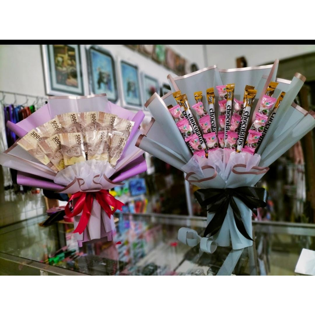 

BUKET CUSTOM SNACK CUSTOM UANG // KADO BOUQET ULTAH WEDDING // BUKET WISUDA