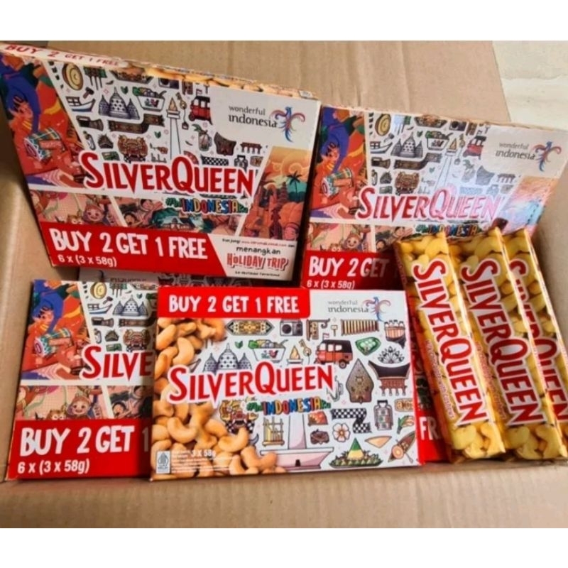 

SILVERQUEEN BUY 2 GET 1 PAKET MERDEKA LIMITED EDITION