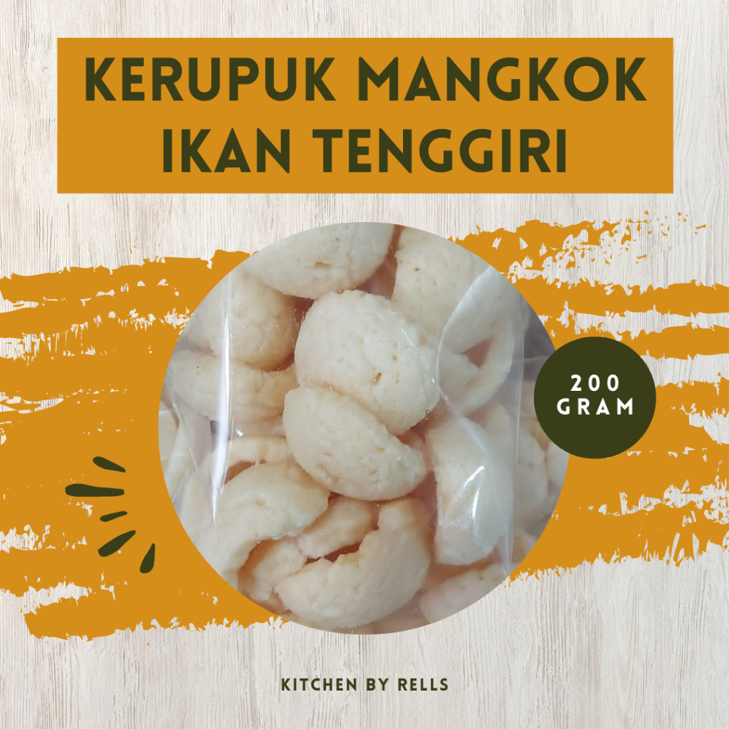 

[ASLI PALEMBANG] KERUPUK / KEMPLANG MANGKOK IKAN TENGGIRI 200GR