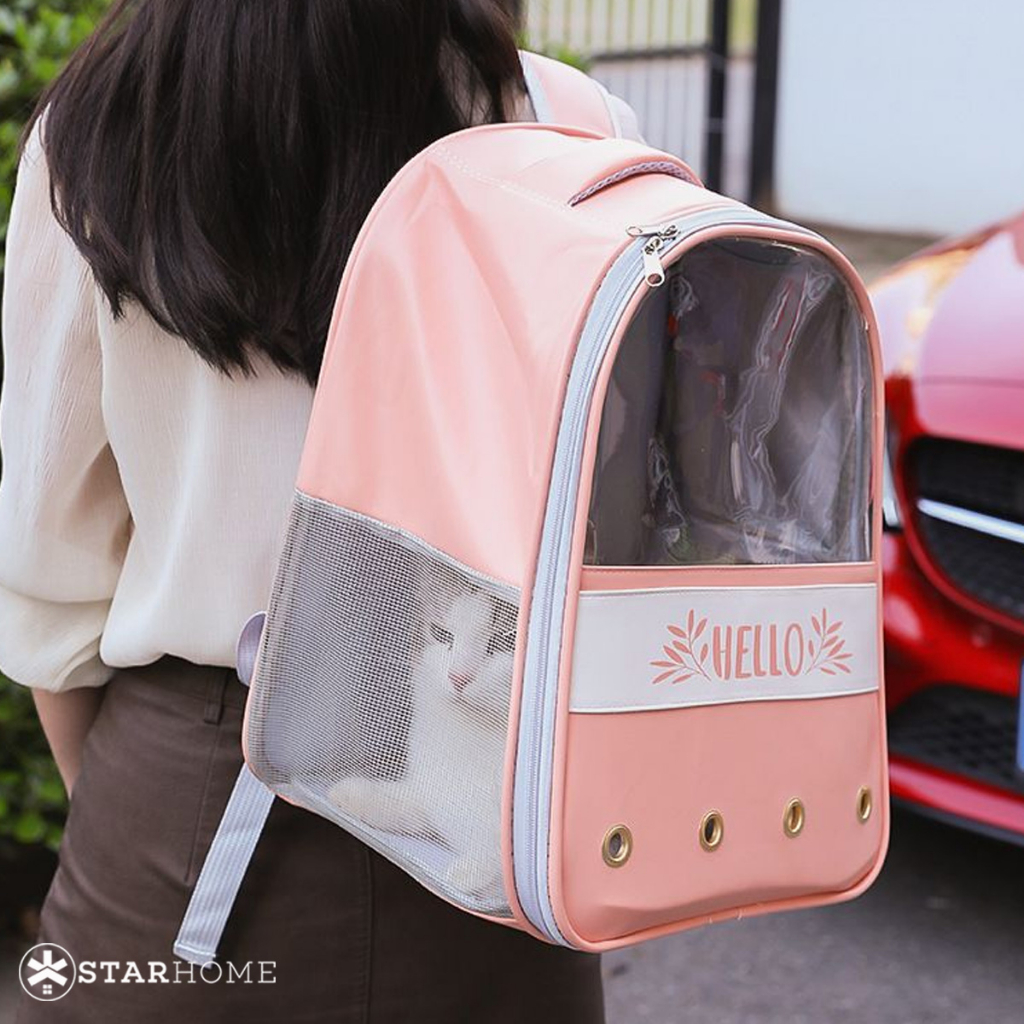 Ransel Kucing Pet Tas Ransel Kucing dan Anjing Anti Air untuk Travel Model 1102