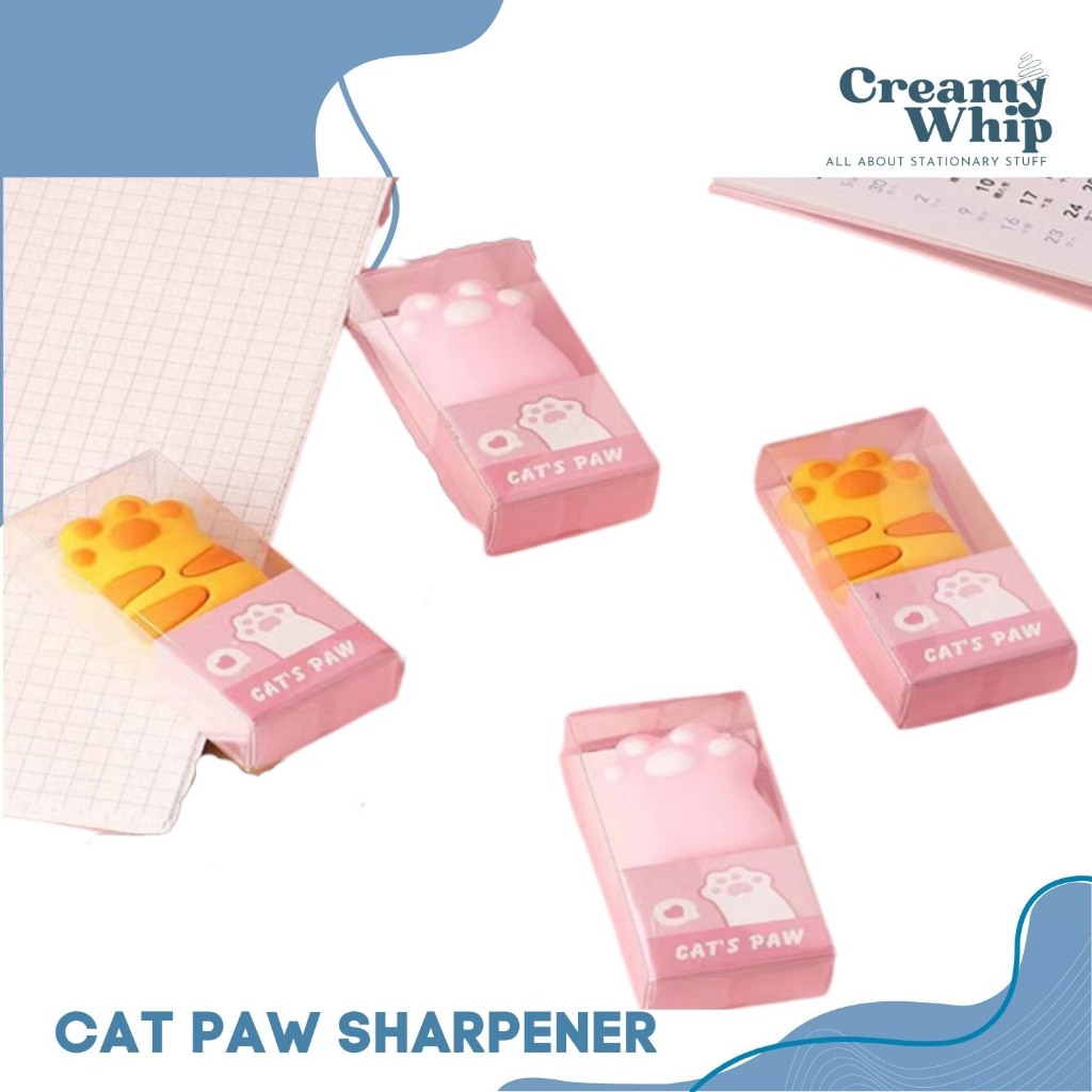 

Cat Paw Sharpener - Rautan pensil bentuk tangan kucing Rautan Pensil Imut Lucu