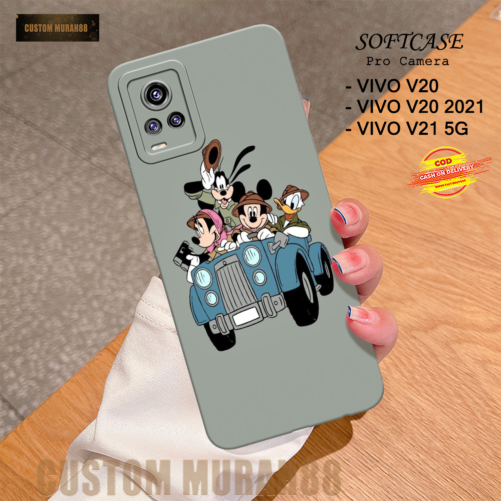 Case Vivo V20 / V20 2021 & V21 5G Terbaru - Fashion Case KARTUN - Casing Hp Vivo V20 / V20 2021 & V2