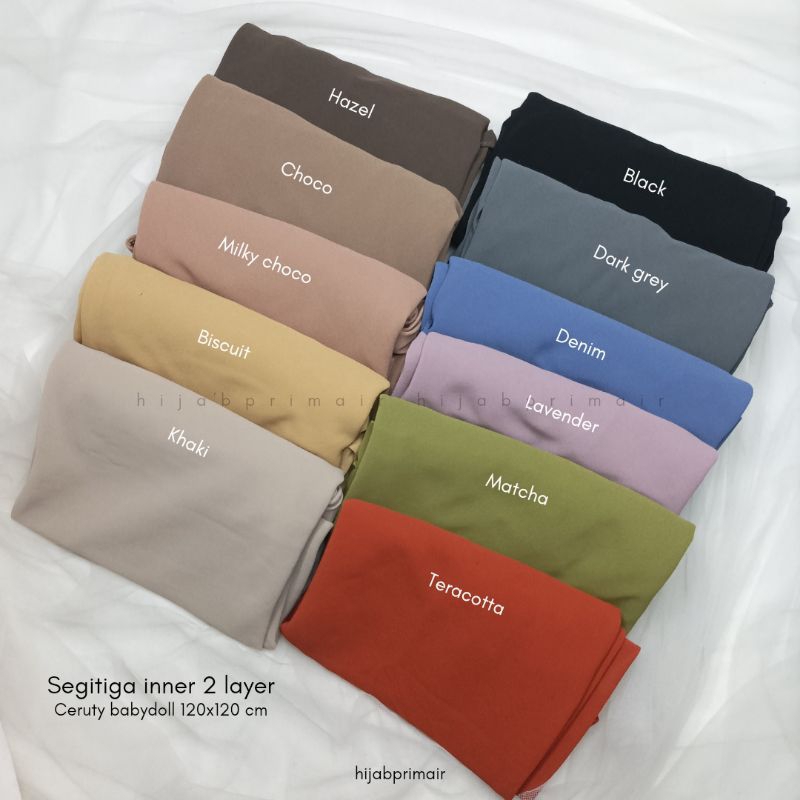 Segitiga inner 2 layer hijab instan ceruty babydoll