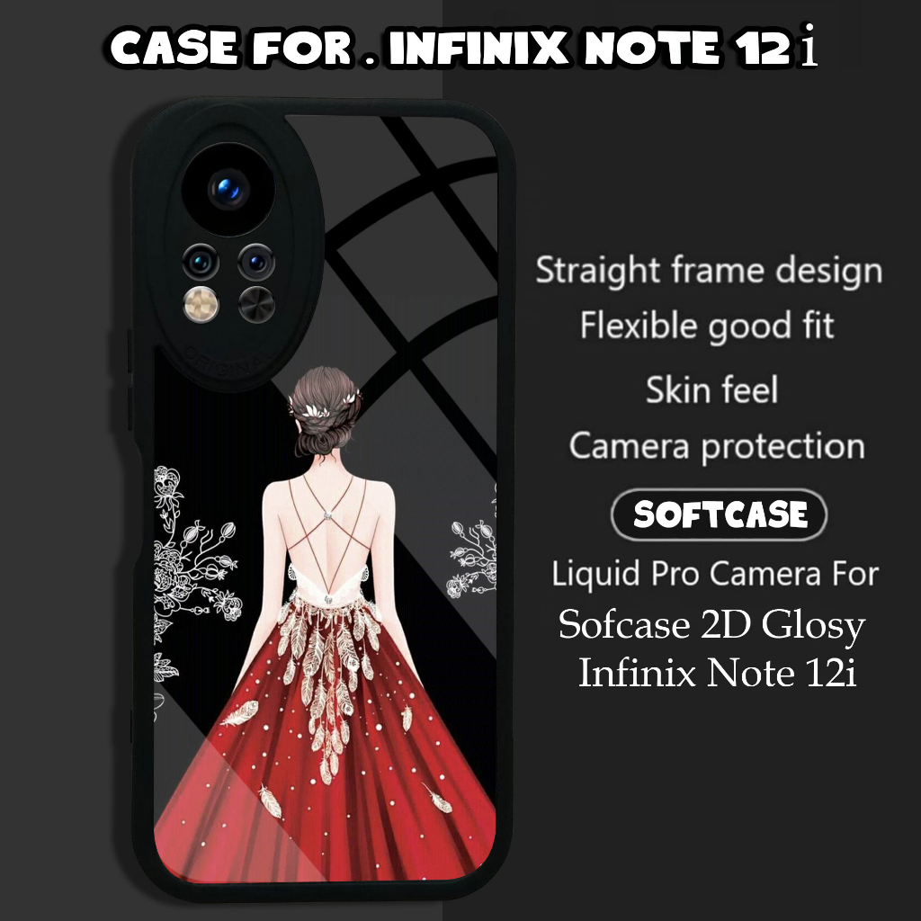 Case Infinix Note 12i 2022 Motif [gaun] 2D Terlaris Casing Infinix Note 12i 2022 Terbaru Softcase In