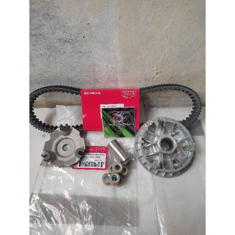 V-BELT ONLY+ RUMAH LOLLER ASSY HONDA PCX NEW OLD 155 150 KOFE-K97