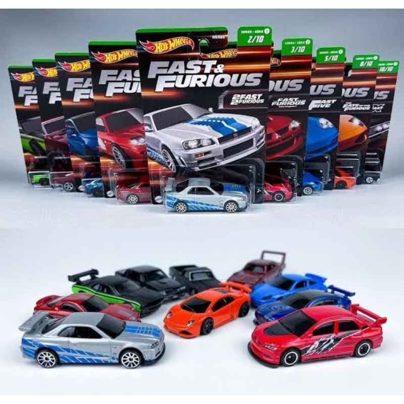 Hot Wheels Fast and Furious wave 1 2 3