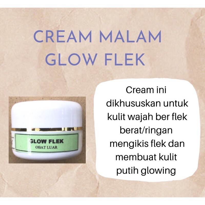 GLOW FLEK CREAM FARMASI