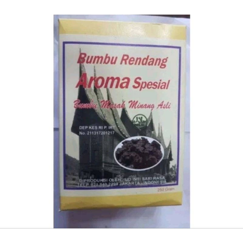

Bumbu Aroma Spesial rendang/bumbu aroma spesial gulai 250gram