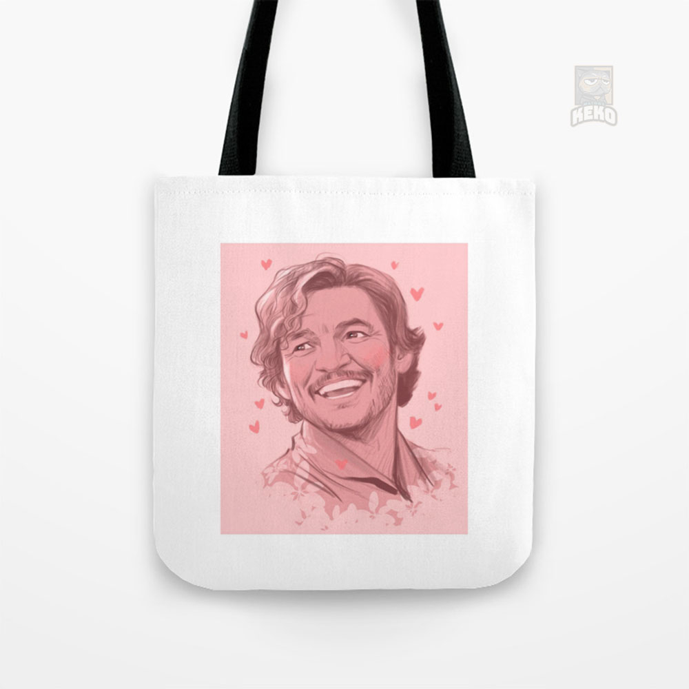 Tote Bag Kanvas Pink Pedro