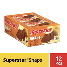 

Superstar Snap Wafer 12pc Per Pack 28gr/pc