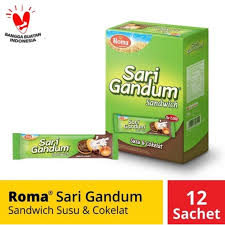 

Roma Sari Gandum 12pcs Per Pack 38,5gr/pack