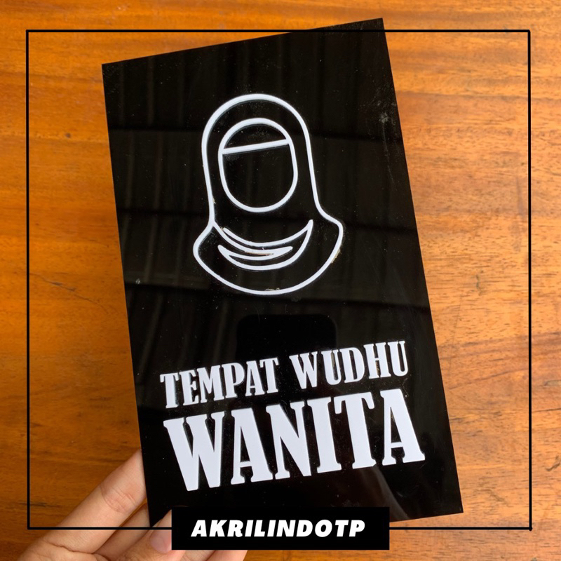 

Sign Papan Petunjuk Tempat Wudhu