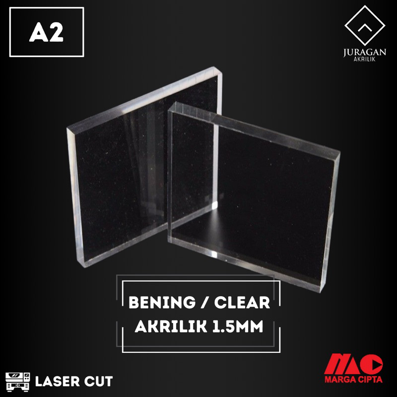 Akrilik  Bening A2  1.5mm