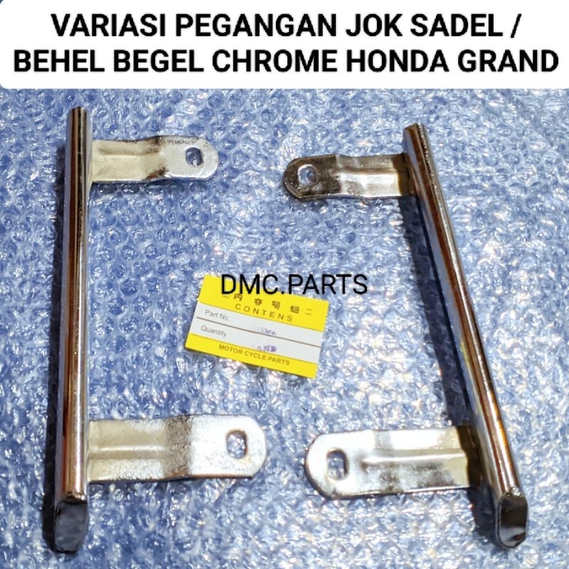 VARIASI PEGANGAN TARIKAN JOK SADEL / BEHEL BEGEL PLANGER CHROME HONDA ASTREA GRAND