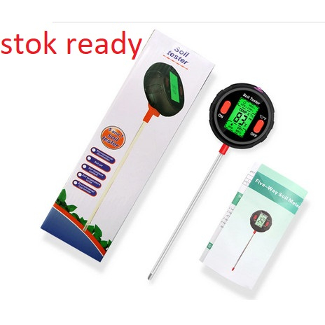 Alat ukur ph tanah 5 IN 1 / DIGITAL SOIL ANALYZER TESTER METER