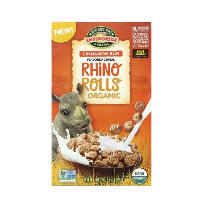 

Nature's Path Envirokidz Organic Flavored Cereal Rhino Rolls 9.5 oz 269 gr