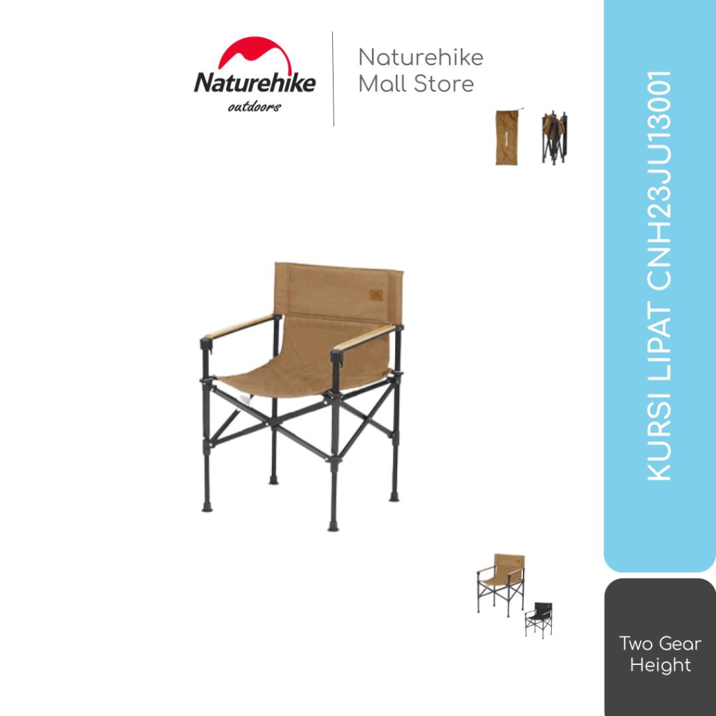 KURSI LIPAT PORTABLE OUTDOOR CAMPING / MANCING NATUREHIKE CNH23JU13001