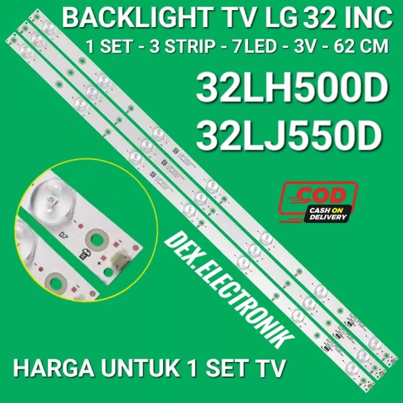 BACKLIGHT TV LG 32IN 32LH500D 32LJ550D LED BACKLIGHT TV LG 32 INCH
