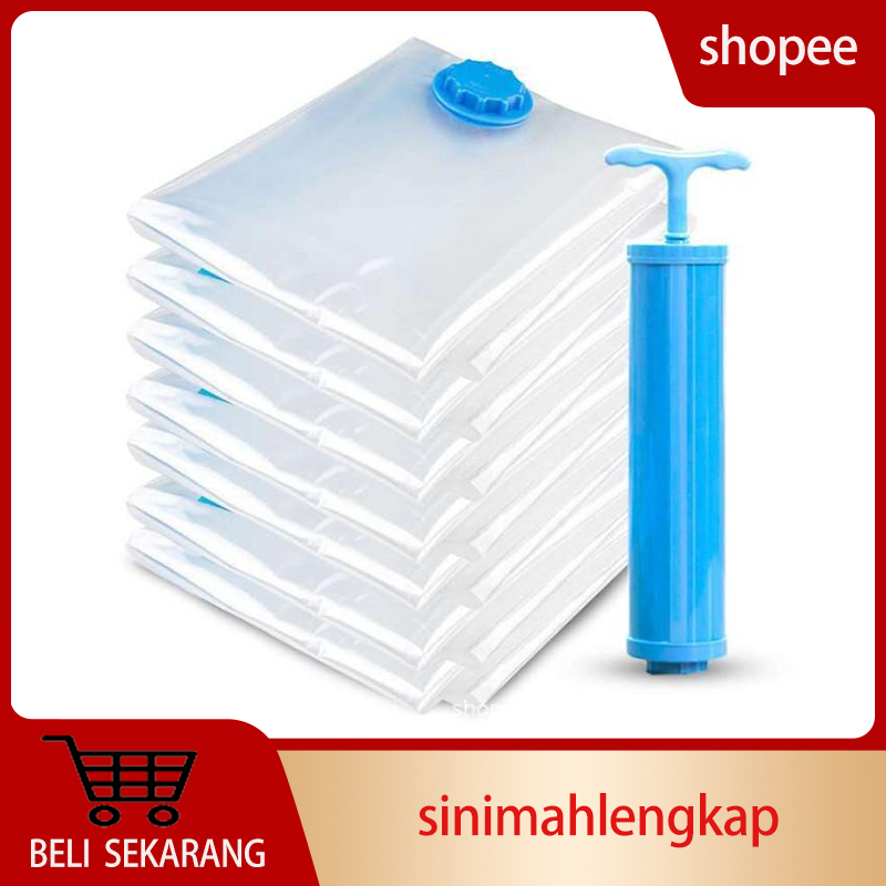 Tas Penyimpanan Pakaian Vakum Plastik Kompresi Selimut Tas Vakum Pakaian