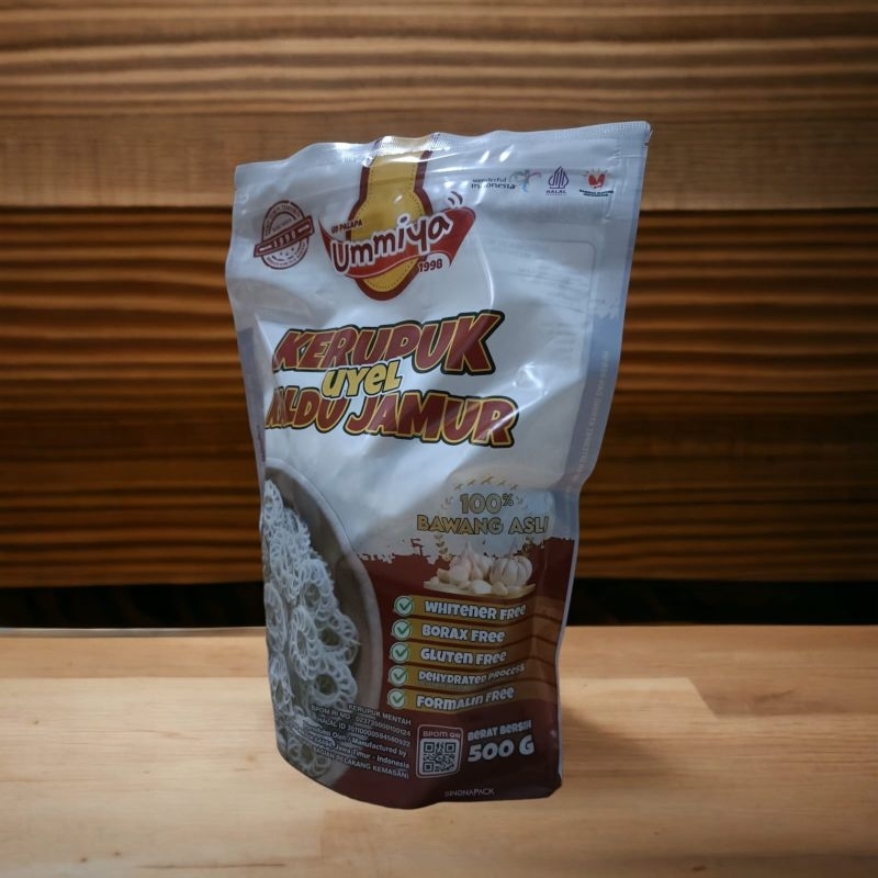 

500gr//Kerupuk Sehat//Kerupuk Aman//Kerupuk BPOM//Kerupuk Kaldu Jamur Ummiya