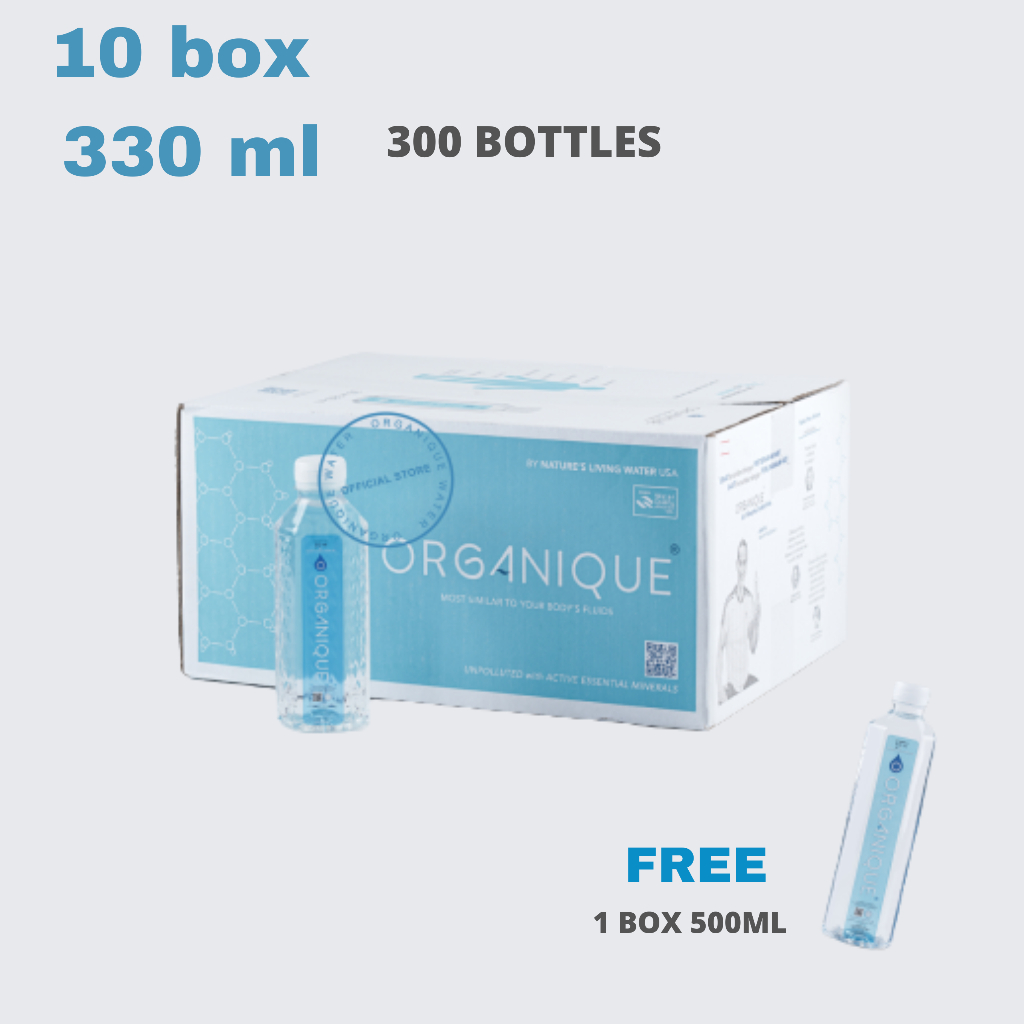 

PROMO 10 BOX! Organique Water 330 ml