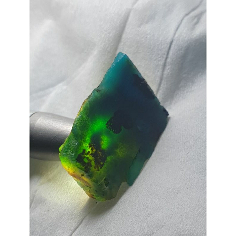 batu bacan coklat hijau + bonus