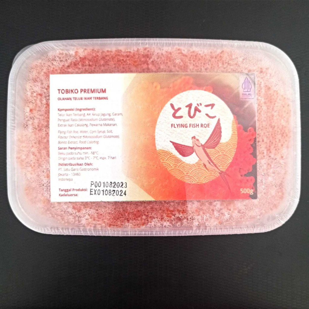

Tobiko orange/ telur ikan terbang halal