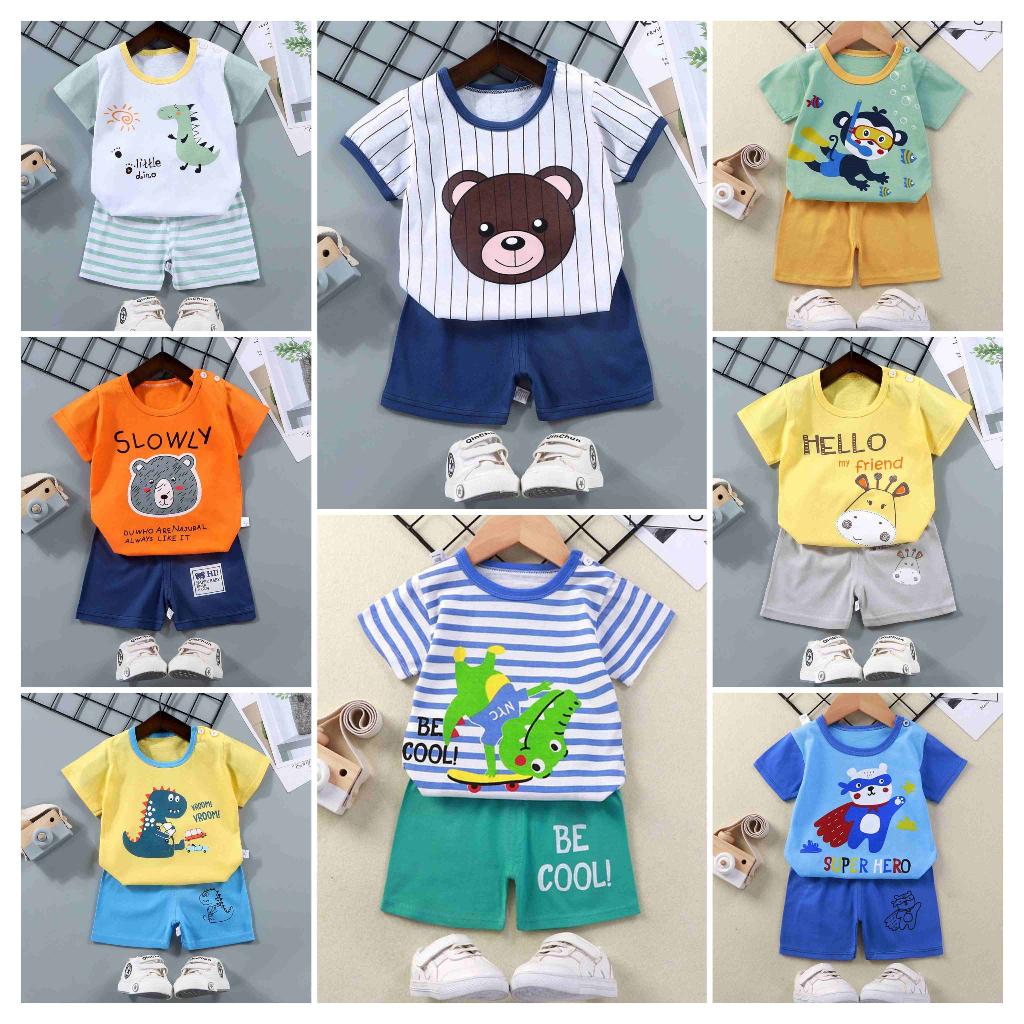 Setelan Baju Anak Bayi Laki Laki Cowok Import Lucu Set Baju Bayi Laki Laki Cowok Import