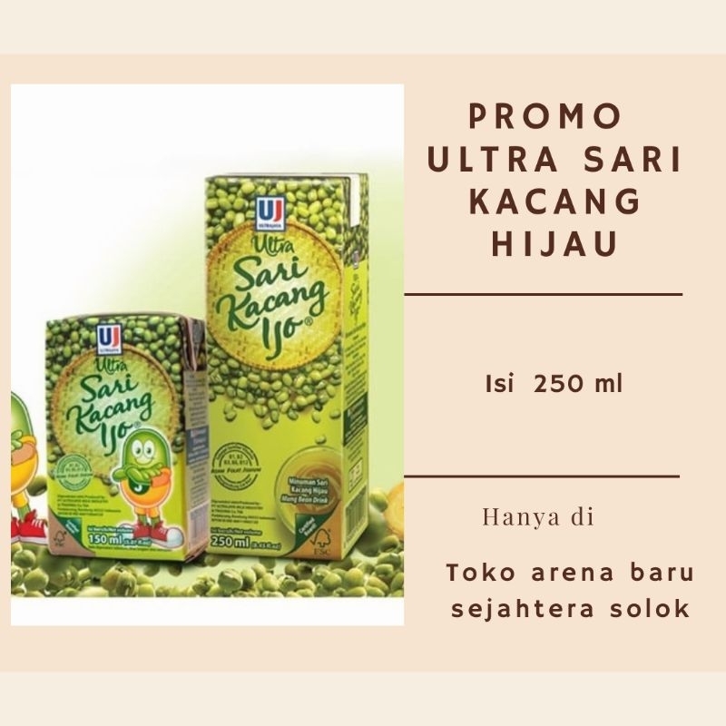 

Ultra sari kacang hijau 250 ml