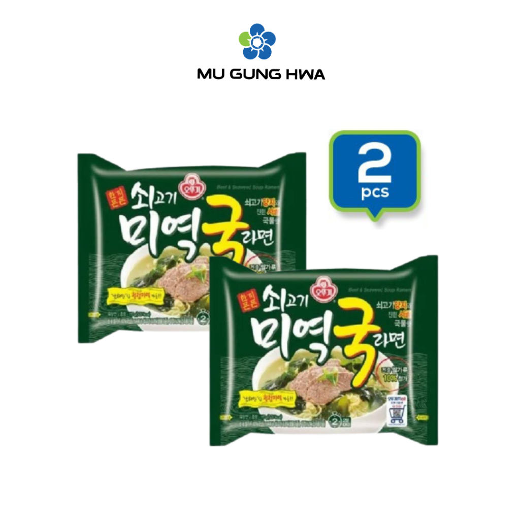 

Ottogi BEEF SEAWEED SOUP RAMEN 115G X 2PCS