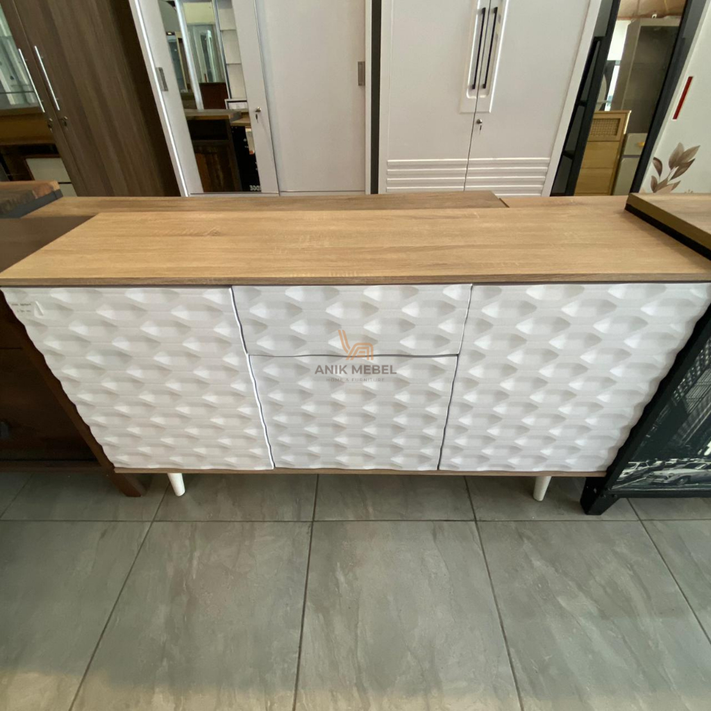Velma Sideboard / Meja Samping, Meja TV, Meja foyer, Meja Dapur Anik Mebel Furniture Purwodadi Grobo