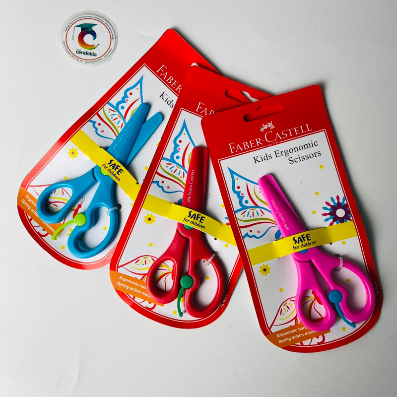 

Gunting Anak FABER CASTELL Kids Ergonomic Scissors