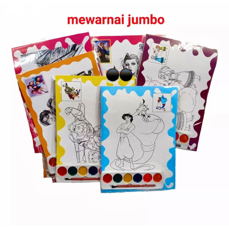 

10PCS MEWARNAI CAT LUKIS JUMBO / MEWARNAI CAT AIR