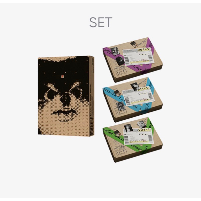 V(BTS) ‘Layover’ (Set) + ‘Layover’ (Weverse Album ver.) Set