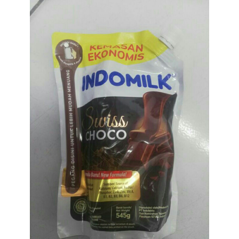 

Indomilk pouch skm/coklat 545gr