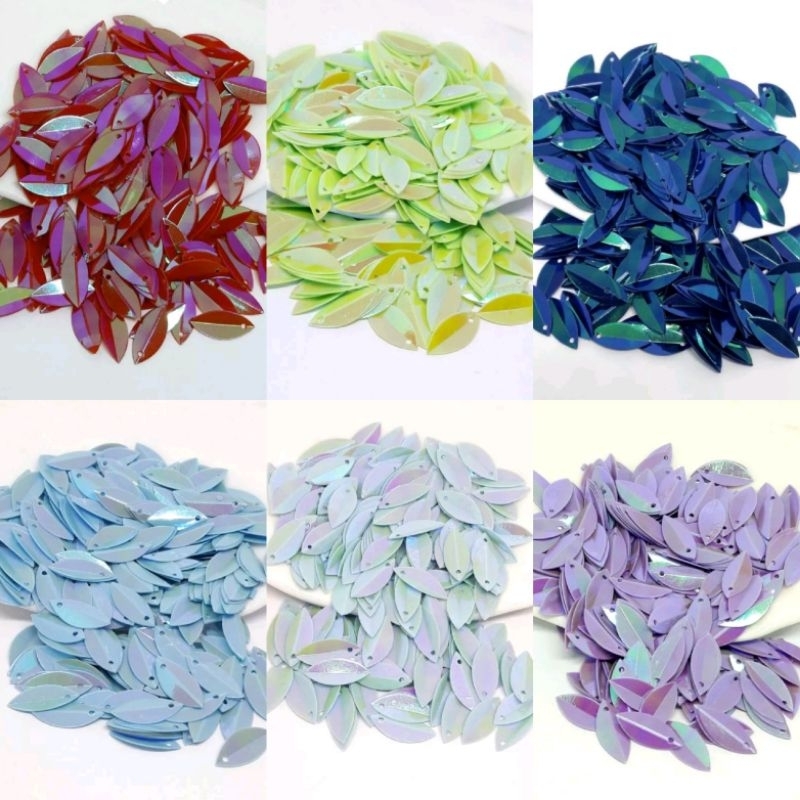 PAYET SEQUIN DAUN FOLDED DAUN OVAL DAUN LANCIP LINK BB(100 GRAM)