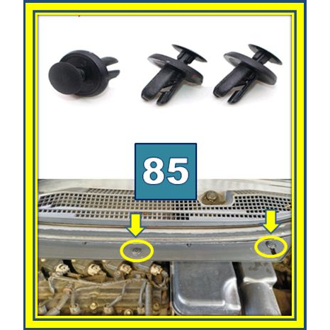 klip cowel mitsubishi xpander / kancing kowel bawah xpander / klip tutup wiper