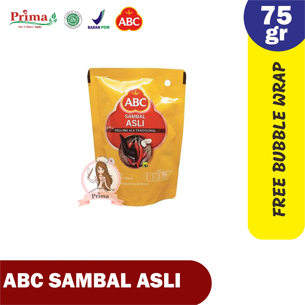 

abc sambal asli pouch 75gr