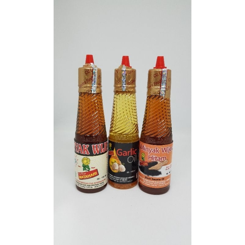 

PAKET EKONOMIS 3PCS UKURAN 100ML MINYAK WIJEN - GARLIC OIL - MINYAK WIJEN HITAM