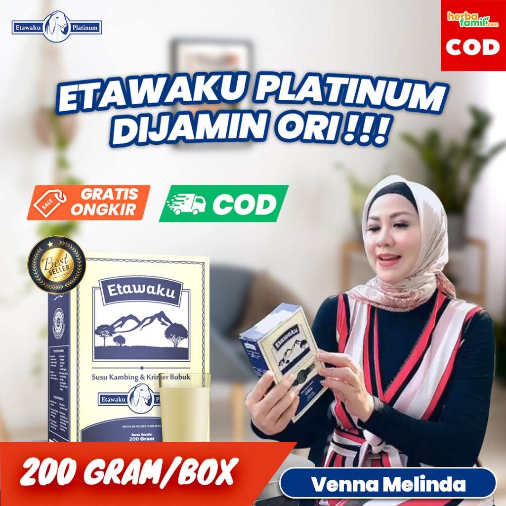 

ETAWAKU PLATINUM 100% ORIGINAL | Susu Kambing Etawaku Platinum Asli Ampuh Mengobati Nyeri Sendi Dan Pegel Linu ETAWAKU PLATINUM