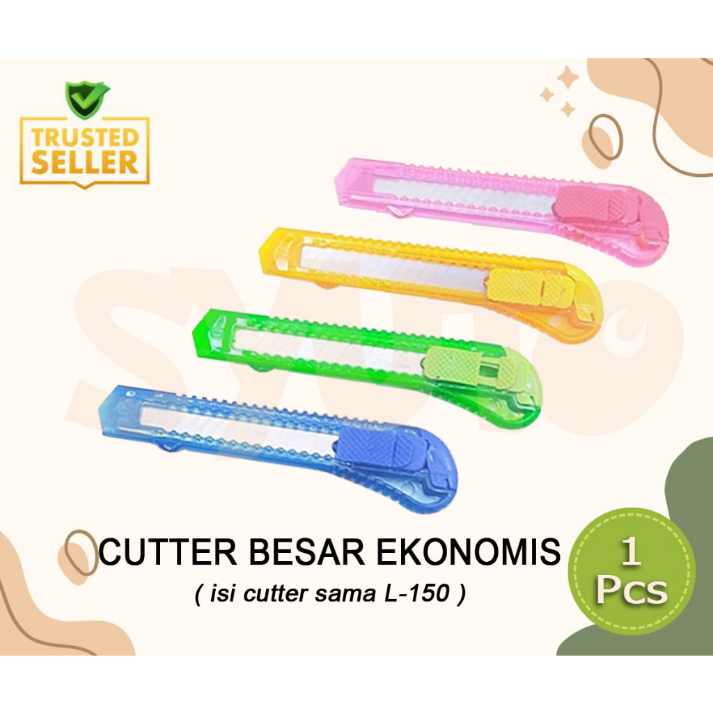 

Cutter / Kater / pisau cutter / cutter murah / CUTTER BESAR RENTENG EXSIS