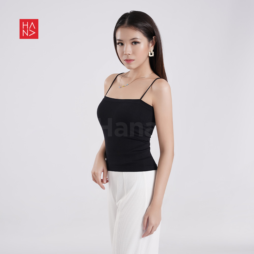 Hana Fashion - Kyra Square Tank Top With Bra Cup Wanita - TT298