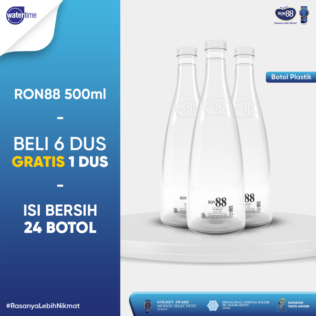 

Ron88 botol Lux 500Ml Pembelian Minimal 6 karton