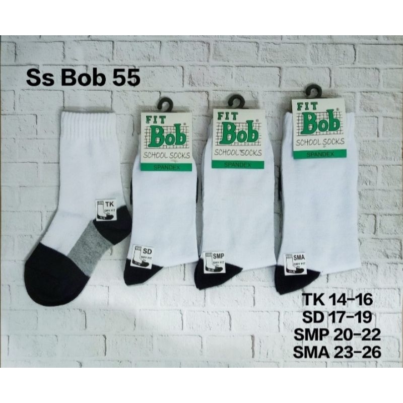 Kaos Kaki Anak Sekolah Putih Alas Hitam | Kaos Kaki Anak Sekolah | Kaos Kaki Anak Sekolah Hitam Polo