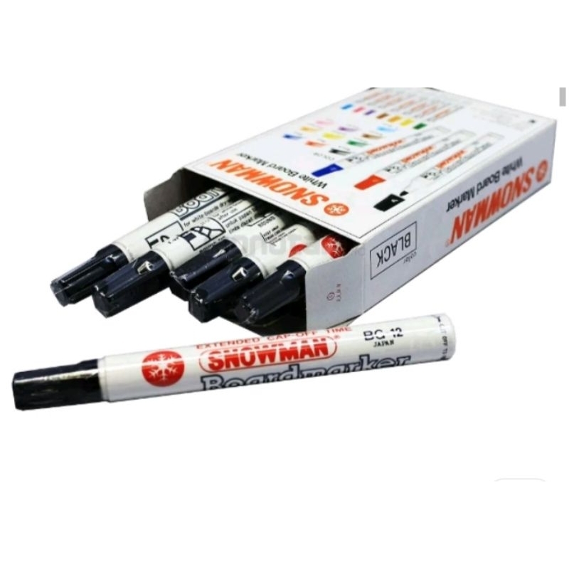 

SPIDOL SNOWMAN BG 12 boardmarker hitam