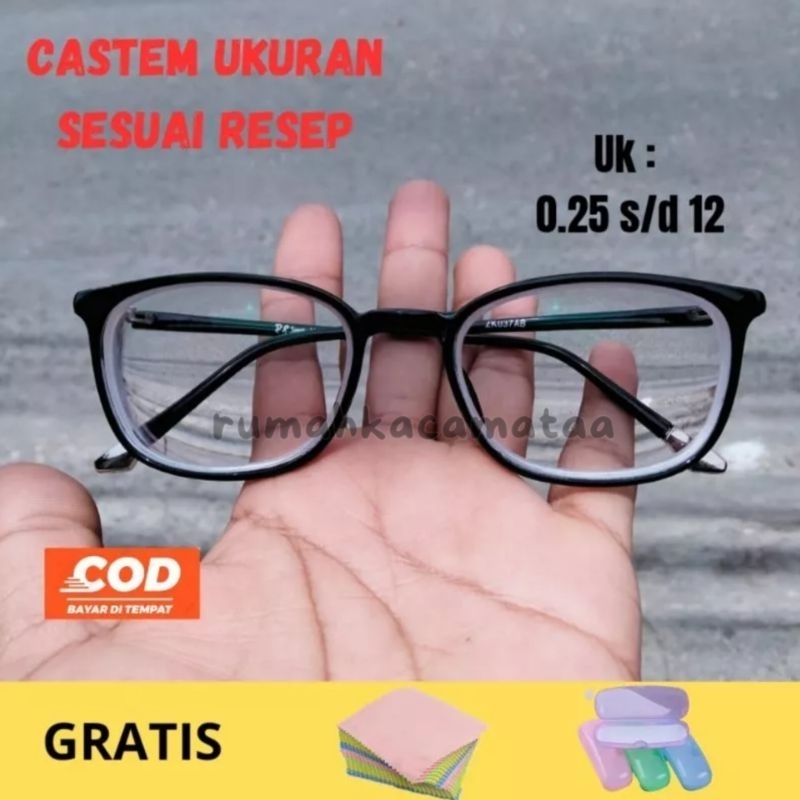 Kacamata Minus -0.25 s/d -12 Minus Silinder Minus Rabun Jauh Pria dan Wanita