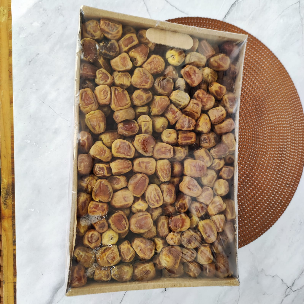 

KURMA SUKARI AL QASSIM 3KG WARP UKURAN SEDANG MIX FRESH BNT.