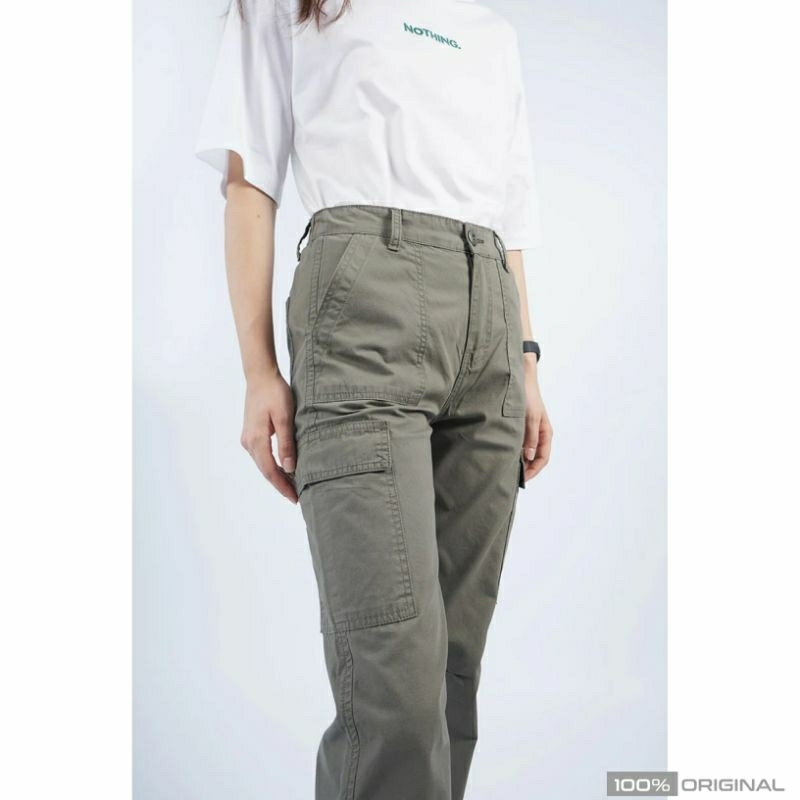 LOGO JEANS - Celana Cargo Wanita Model Terbaru Celana Cargo Logo Jeans Original